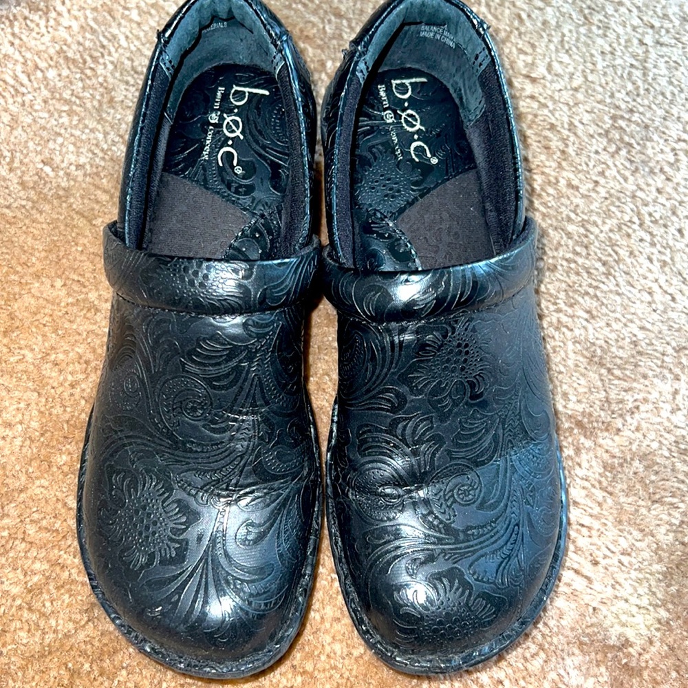 BOC barn black clog size 8m